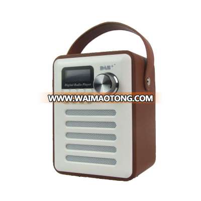 Portable Retro DAB Radio with Blue tooth Speaker