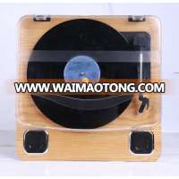 Wooden multiple old turnable record player Indian gramophone