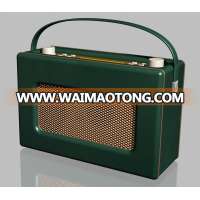 Hot sale Portable FM radio retro style DAB alarm clock radio